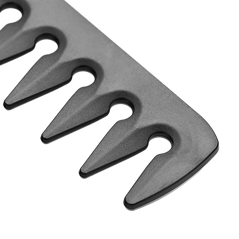 Multifuncional Pocket Folding Combs Plastic Wide Tooth Oil Head Comb Beard Combing Barber Hair Clipper Comb Salon Styling Tools