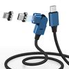 Magnetic 100W Fast Charging Cable with 180° Rotation for Apple Devices and Type-C