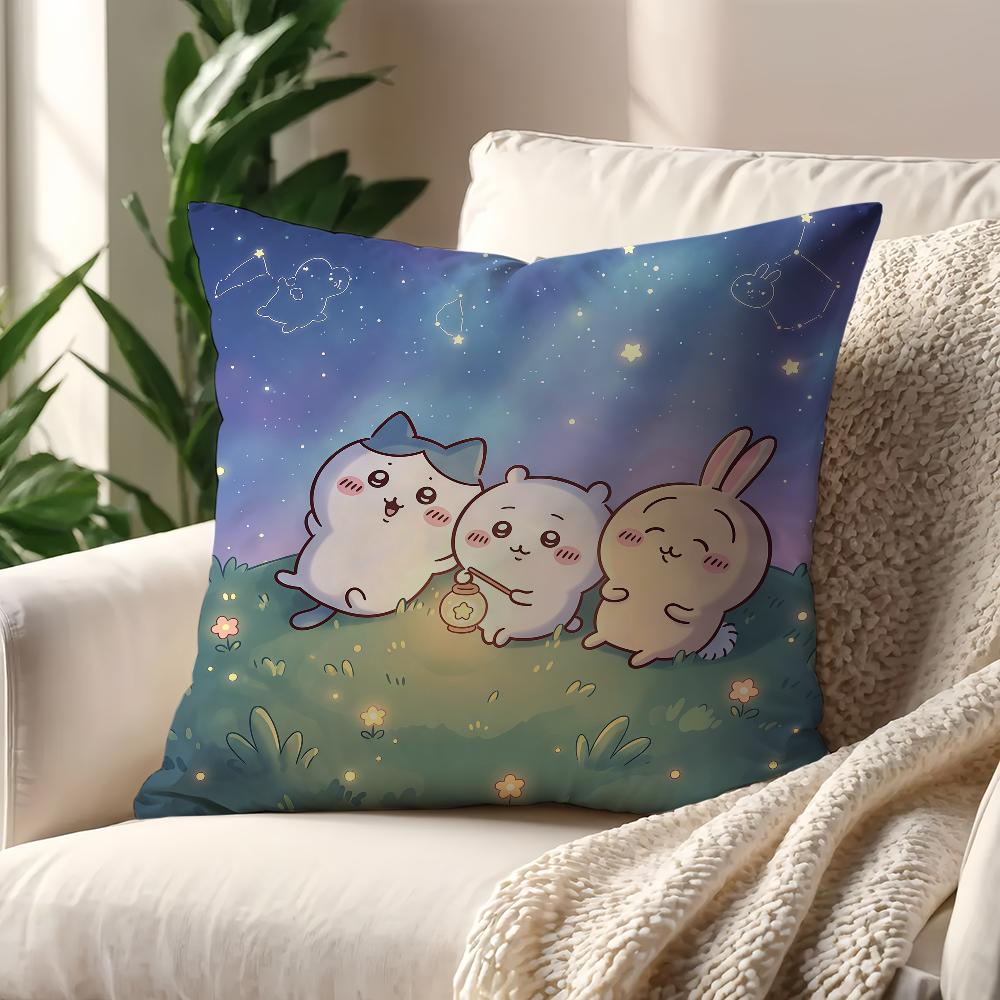 Cute CChiikawaS Kawaii cushion cover For Pillow Printing Sofa Decoration Home Car Room Coffee Shop Office Nordic Simplicity