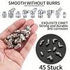60 Pcs/set Metric Grease Fitting Kits,Including Straight and Angled Grease Fittings,for Lubricating Mechanical Components with Angled Grease Guns