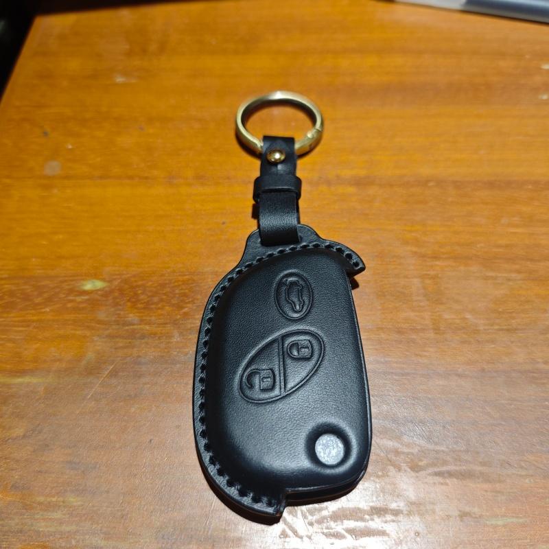Funda de Cuero para Llave Para Maserati Quattroporte Granturismo Gran Turismo 2005 2006 2007 2008 09 10 2011 433Mhz Id48 Llave Rx2Trf937