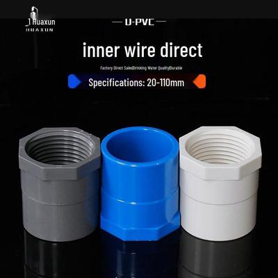 Złączka prosta PVC z gwintem wewnętrznym (Rozmiary: 20, 25, 32, 40, 50, 63, 75, 90)