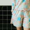 Dalparty Women Lovely Patch Pajama Cardigan