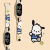 Children Digital Watch LED Cartoon Dog Print Adjustable Silicone Strap Clear Accurate Display Portable Students Unisex Wristwatch