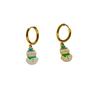 New Fashion Christmas Earrings: Creative Snowman & Tree Design In Stainless Steel