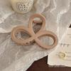 Korean Medium Half-Up Hair Clip for Women - High-End Shark Claw Accessory
