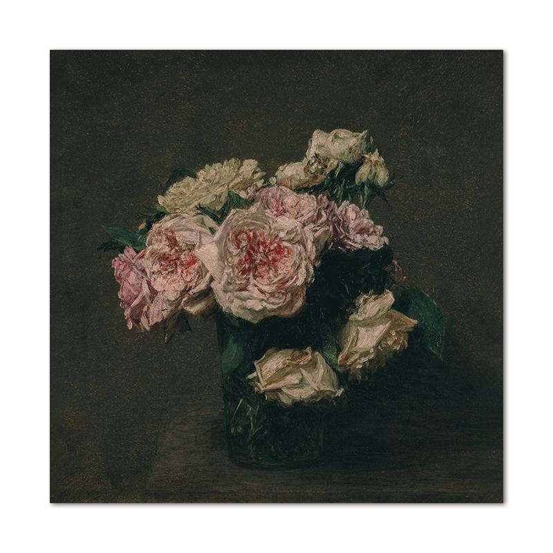 Moody Victorian Paintings Prints Vintage Dark Academia Aesthetic Decor Floral Poster Skeleton Canvas Painting Gallery Wall Decor