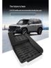 Compatible TPE Floor and Trunk Mats for 23-24 Jetour Traveler/Shanhai T2