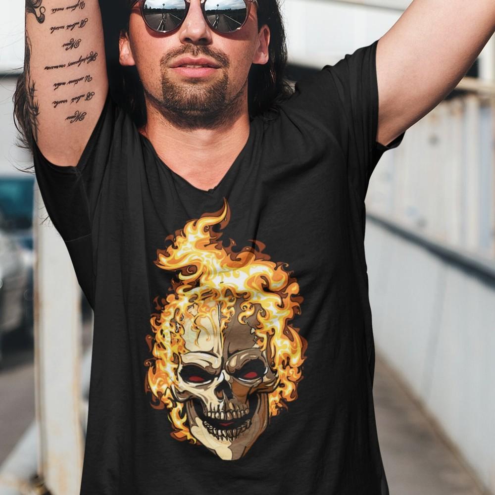 Skulls Shirt, Skeleton Shirt, Goth Shirt, Halloween Shirt, Skull T-Shirt, #26 Unisex T-Shirt S