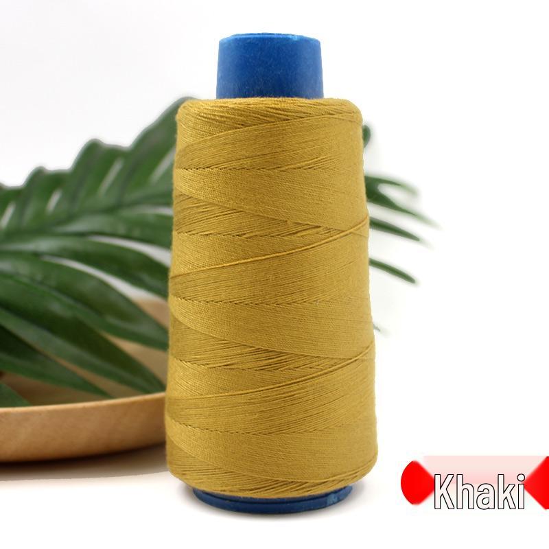 Polyester Sewing Thread: Black, White, Yellow - 203-Strand for Jeans, Canvas, Machine & Hand Sewing