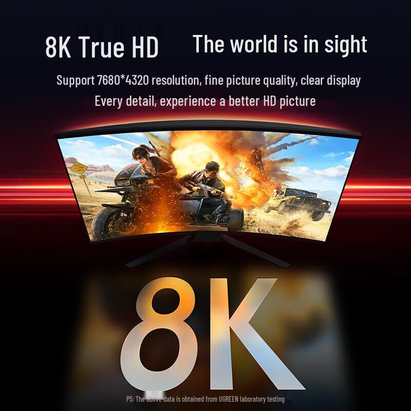 UGREEN DisplayPort 1.4 Cable - 8K/4K UHD, 240Hz