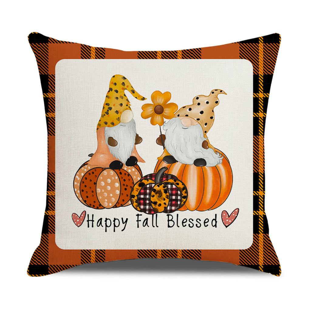 Throw Pillow Cushion Cover 45x45cm, Autumn Collection Pillow Case Square Cushion Protector Invisible Zipperwed