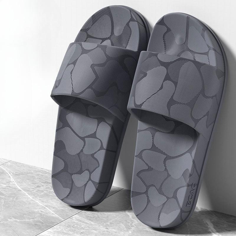 

2025 Новые мужские домашние тапочки Легкие Простые Износостойкие Обувь для дома/улицы ЭВА Нескользящие Летние Розовые Тапочки с открытым носком 40-41 темно-серого