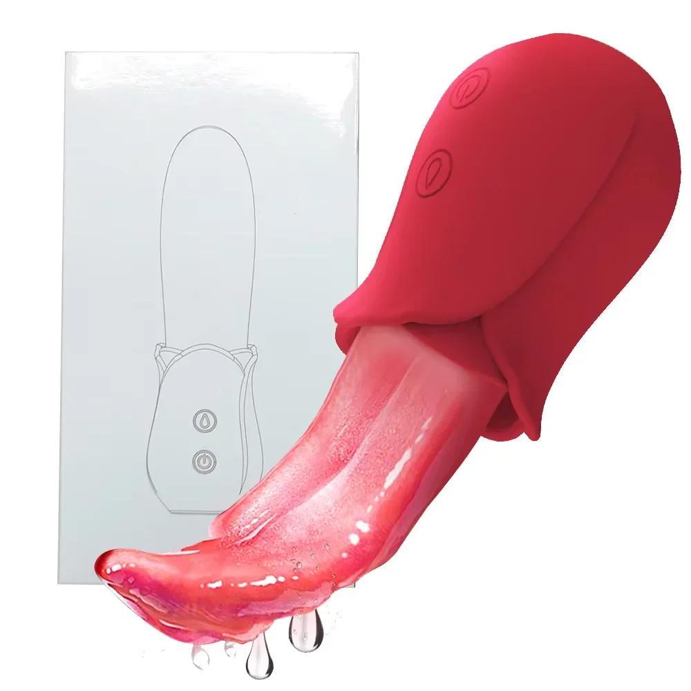 Licking Sucker G Spot Vibrator For Women Powerful Double Stimulation Clitoris Stimulator Dildo Vagina Massager Adult Sex Toy 18+