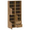 Side Cabinets 4 Pcs ODDA 40x24x79 Cm Solid Pine Wood