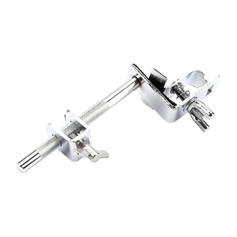 Drum Hoop Mounted Cowbell Holder Clip Metal Cowbell Clamp Percussion Drum Accessory Adjust a Cowbell Up or Down