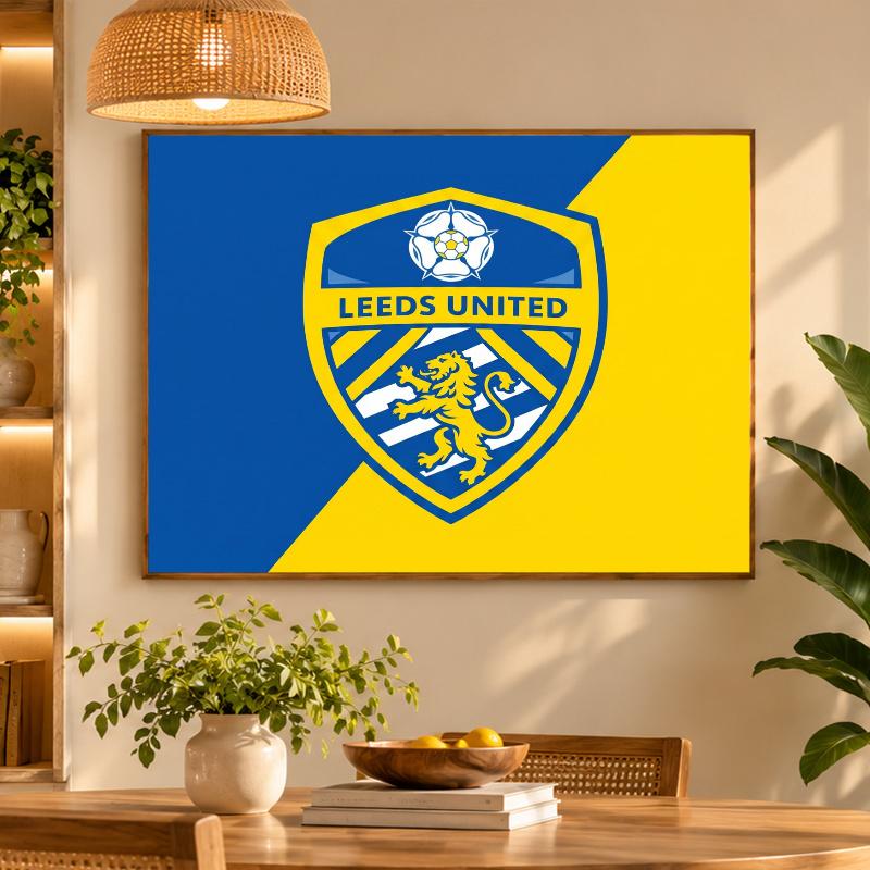 5D Diamond Painting Leeds United Football DIY Full Drill Diamond Art Kit Home Decoration