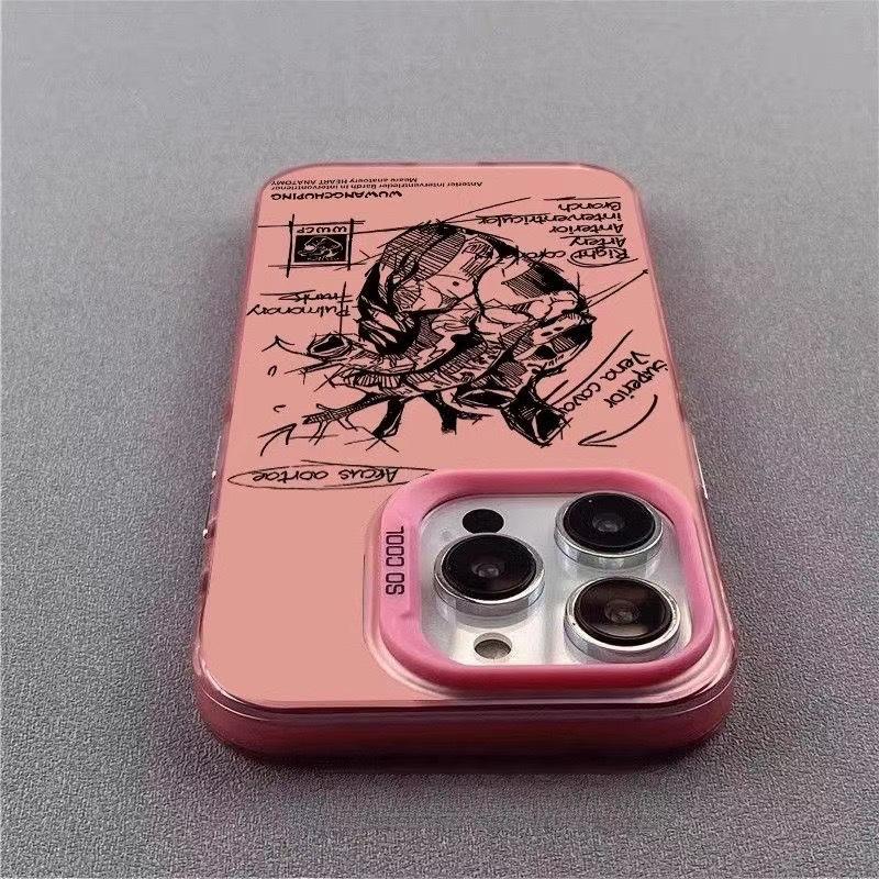 Trendy Heart Design Case for iPhone 16 Plus, 15 Pro Max, 13 Pro, 12/11