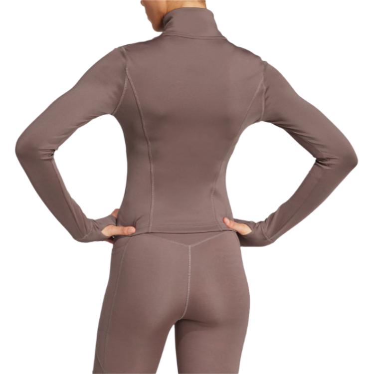 Adidas Optime Essentials Quick-Dry Half-High Neck Sports Slim Jacket Women Jacket JW2802