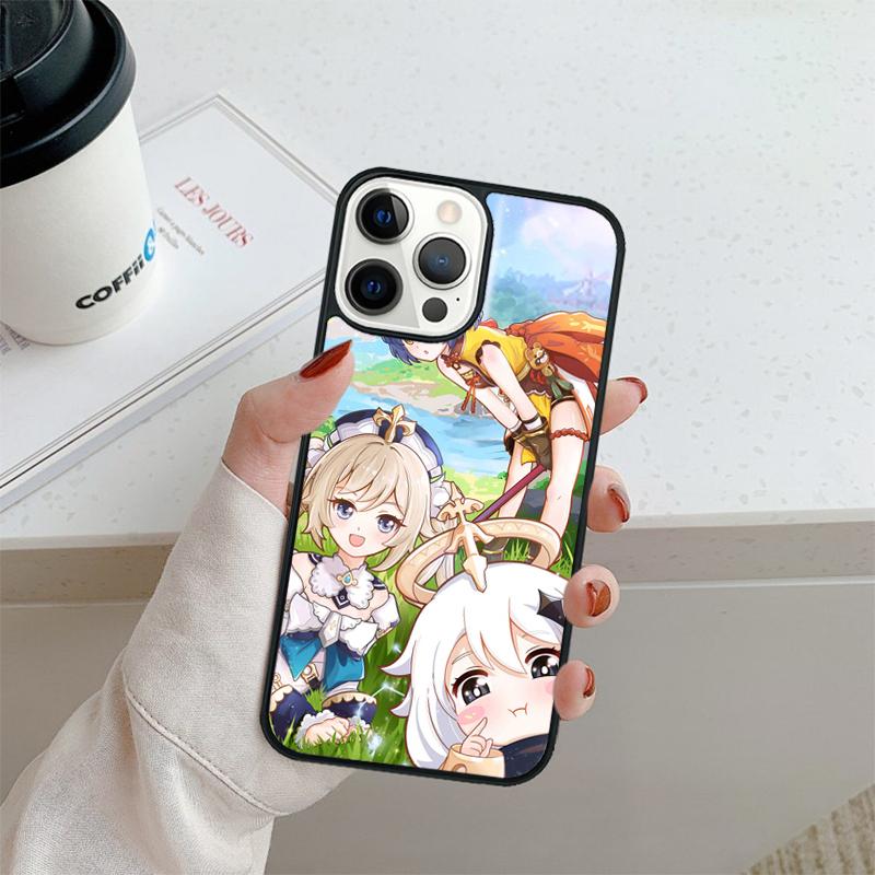 

Genshin Impact Phone Case For iPhone 17 Air 16 pro max 15 14 plus 12 13 Shell Cover coque iPhone 11pro max