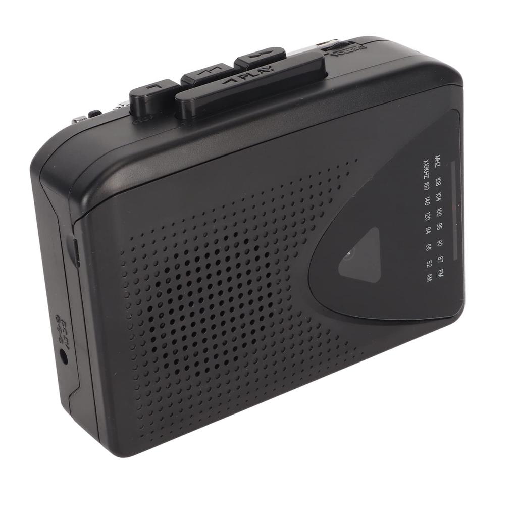 Portable Cassette Retro FM AM Radio Walkman with Speaker and Earphone Cassette to MP3 Converter Tape Player Recorder for Travel and Sports Player,