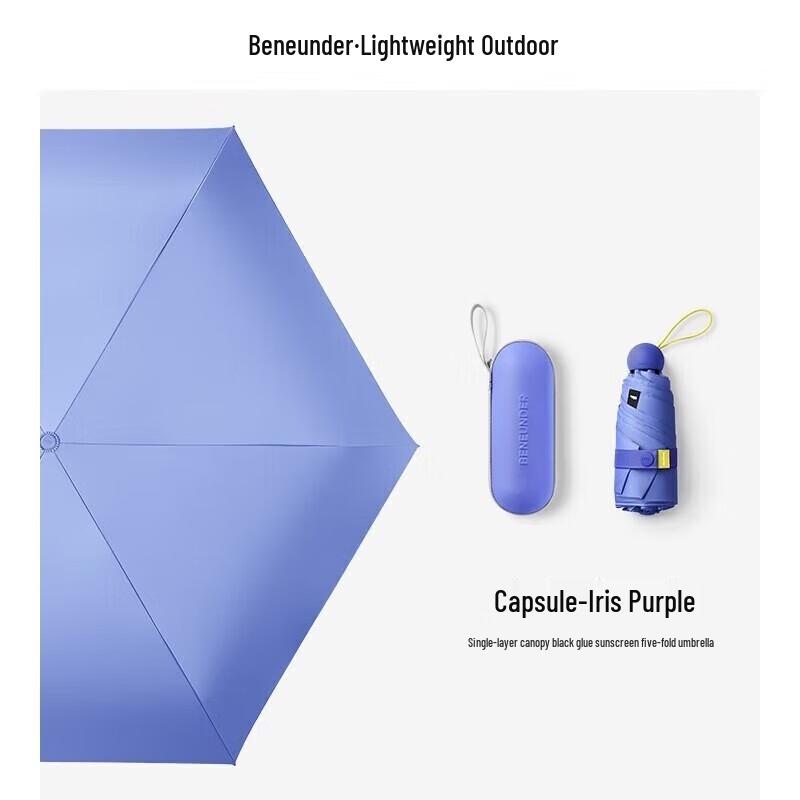 

Beneunder Compact UV Protection Capsule Umbrella