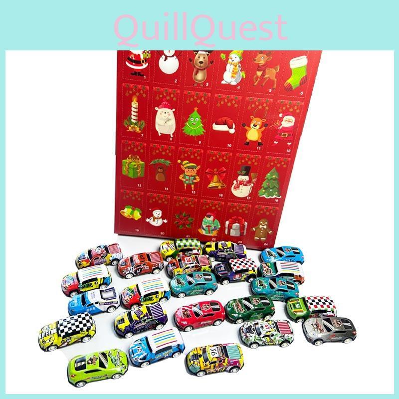 Christmas Countdown Calendar Surprise Racing Blind Box Children Toys For Family Interaction And Play