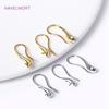 18K Gold Plated Brass Earring Hooks For Jewelry Making,Earwire,Earrings Hook Wire Mounting,DIY Earrings Making Accessories