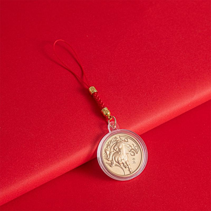 Horse Hanging Decor 2026 Horse Year Chinese New Year Pendant Lucky Keychain Pendants Spring Festival Gift Backpack Pendant