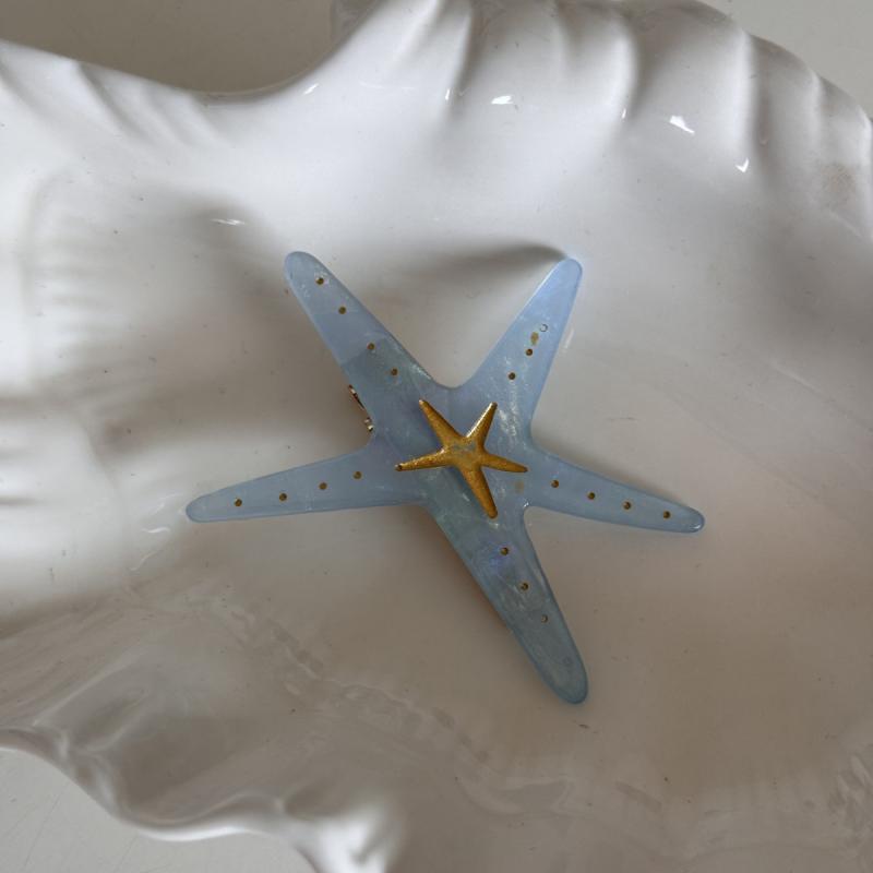 Large Red Hair Claw Clip French Letter Gold Accent Updo Bun Holder Women Non-Slip Hair Grip Accessory for Thick Hair