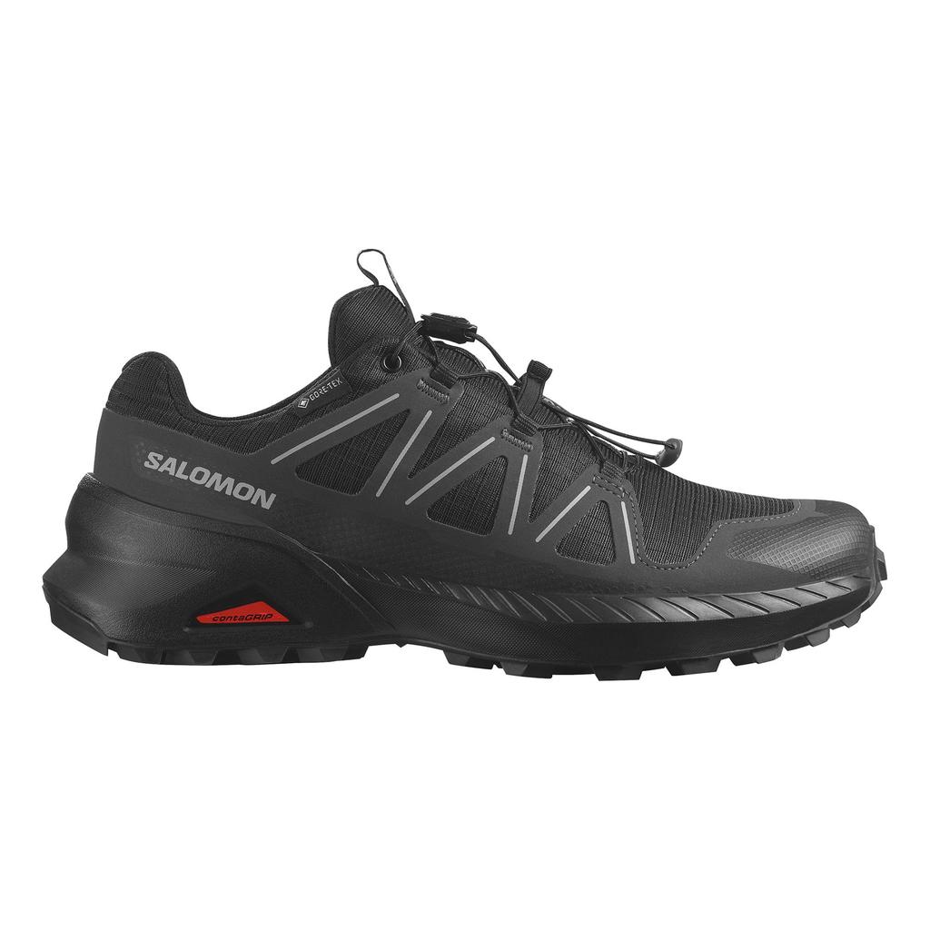 Salomon SPEEDCROSS PEAK WOMEN Trail Running Shoes Size cm GORE-TEX (L47603500), Black/Black/Phantom, 24.5