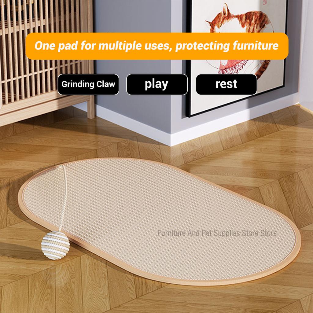 Cat Scratcher Sisal Mat Board Cat Scratch for Sharpen Nails Scraper Cats Tree Cat Toys Chair Table Sofa Mats Furniture Protector