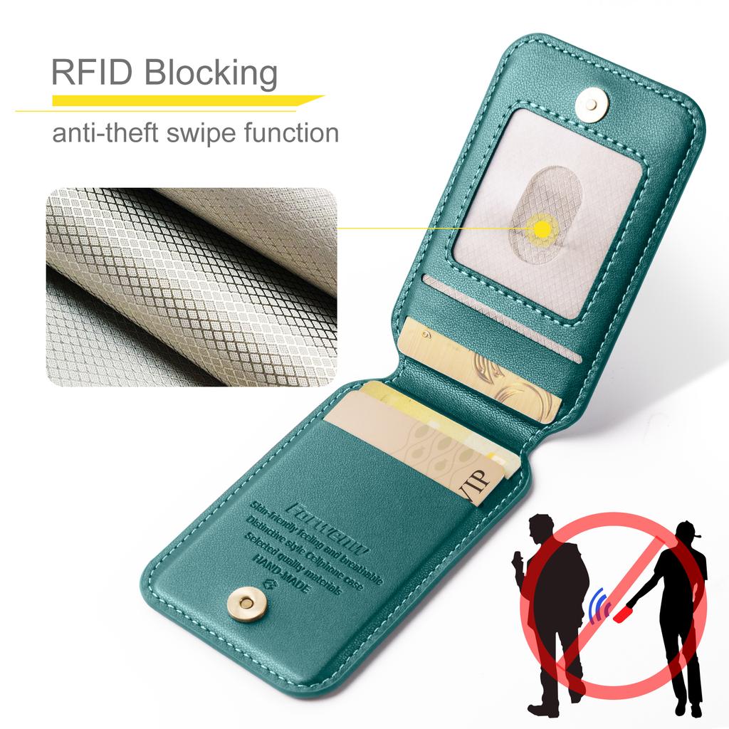 Leather Wallet Phone Case for iPhone 17 Air 16 Pro 15 14 13 16E 12 11 XR XS Max 7 8 Plus SE Magnetic MagSafe Wireless Charging