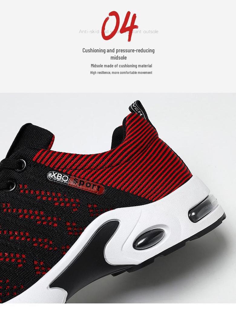 Men's Breathable Lightweight Summer Running Shoes - Soft Sole, Casual, and Versatile Sports Sneakers