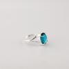 Apatite Gemstone 925 Sterling Silver Handmade Jewelry Wedding Ring For Gift RR-75-15