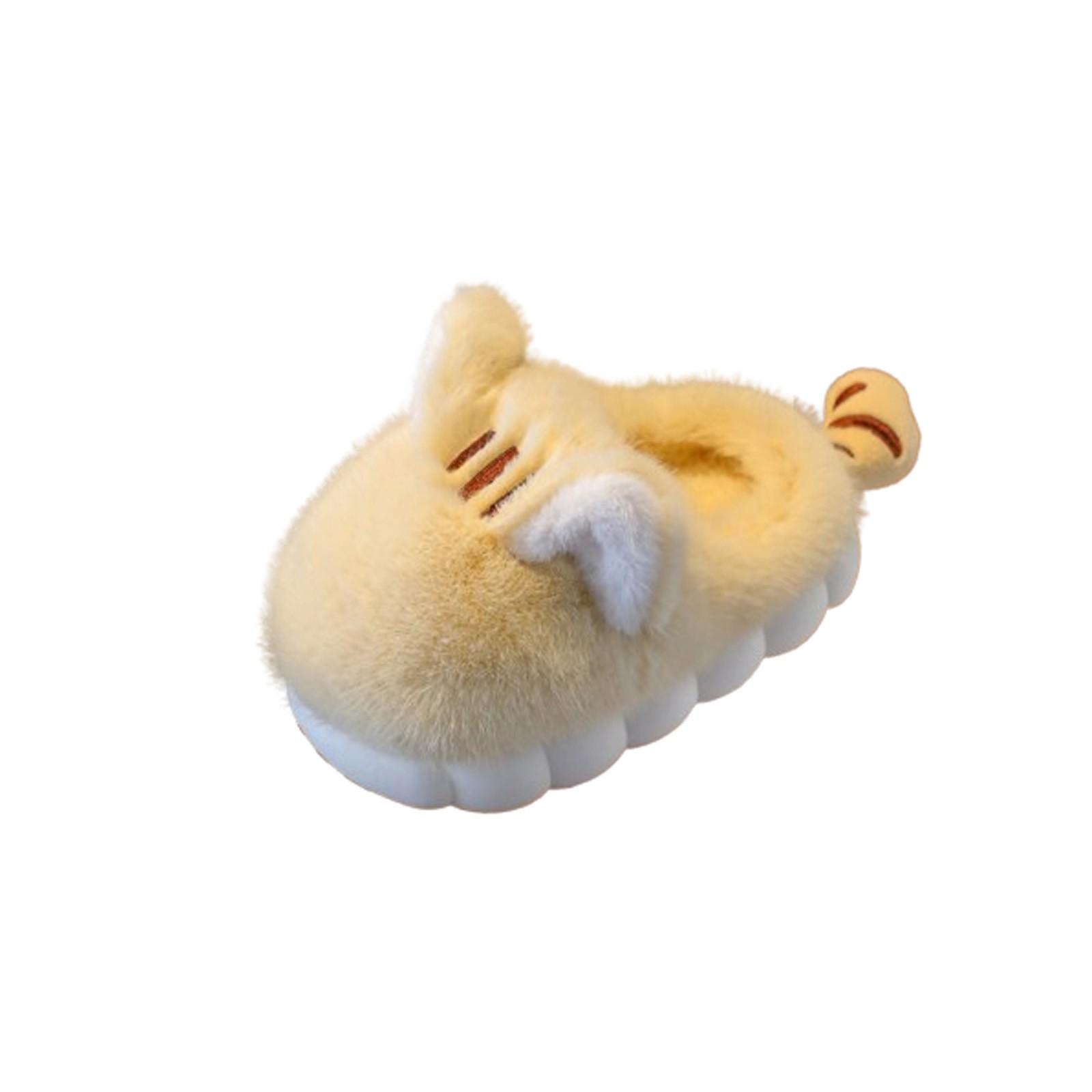 

Детские хлопковые тапочки зимние мультяшные милые теплые толстые мягкие плюшевые хлопковые туфли 40 жёлтый