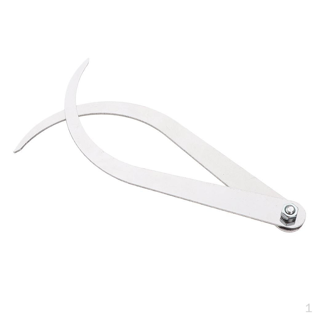 1 Pièce Pied à Coulisse en Métal Pieds à Coulisse en Acier Inoxydable Outil de Mesure pour Argile Céramique et Sculpture