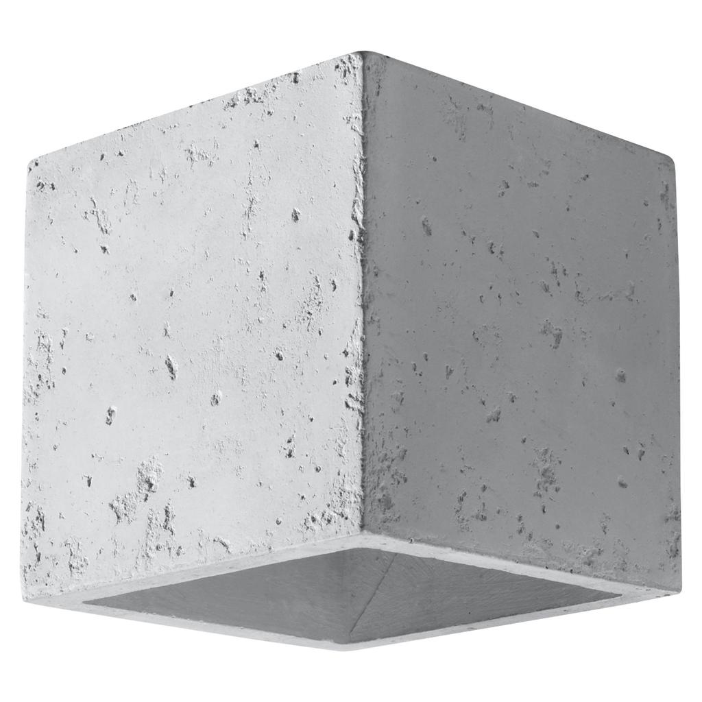 Kinkiet Delta 1 G9 Szary Beton Lumilo 04.459.87