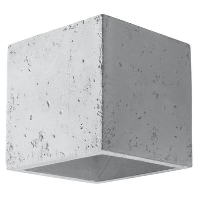 Wandleuchte Quad 1 G9 Grauer Beton Sollux Sl.0487