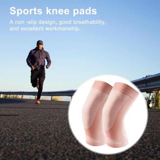 1 Pair Women Men Sport Knee Pads Pain Relief Running Yoga Dancing Knee Protector Brace Ultra-thin Breathable Knee