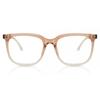 Full Rim Square Transparent Peach Pink Cyd 228224 C12 Fashion Unisex Eyeglasses