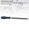 Ergonomic Handle Flat Mill File Non-Slip File Sharpening Tool  Bicycle Maintenance