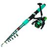 Portable Travel Kit Spinning Reel Freshman Travel Fishing Rod and Reel Combo Set with Bait Accessory Box