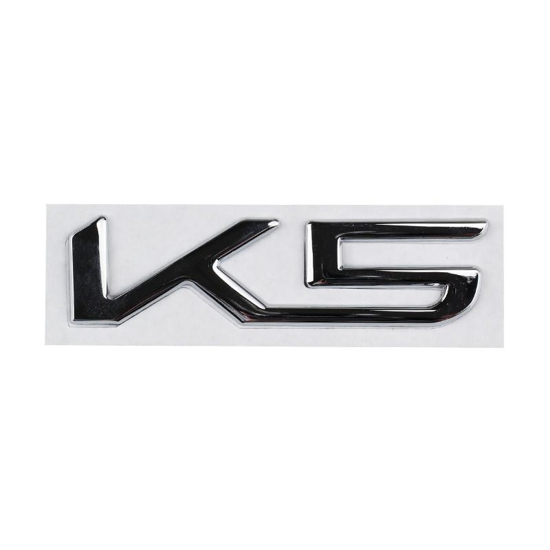 New 3D Metal K3, K5, K8 Logo Decals Sticker For Kia K5 K3 K8 Sportage 4 Rio 3 Picanto Soul Car Fender Rear Trunk Emblem Badge FZ3