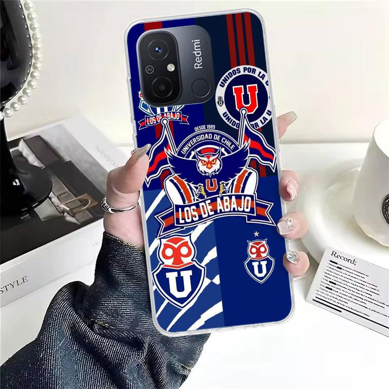 

De Chile U-University Logo For Xiaomi Redmi 13C 13 12C 12 14C Phone Case 10 10A 10C 9 9A 9C 9T 8A 8 7A 7 6A 6 Pro K70 K60 K40 K2 Redmi 14C