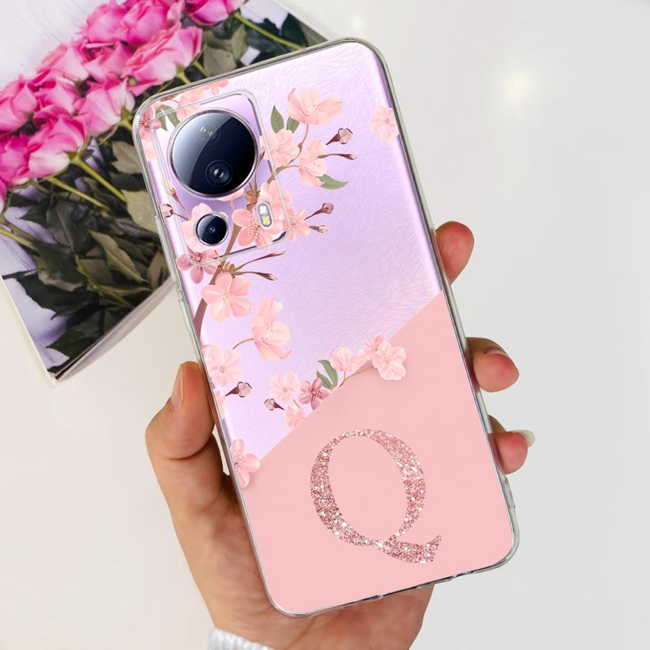 For Xiaomi 13 Lite Case Civi2 New Letters Cover Clear Silicone Phone Case For Xiaomi Civi 2 Mi 13 Lite Soft Fundas 6.55'' Bumper