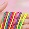 Children's Flower RopeStudent Rainbow Colored Rope Picking Flower RopeWeaving Flower Rope Toys