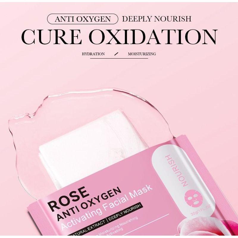BIOAQUA - Rose Anti Oxygen Activating Facial Mask