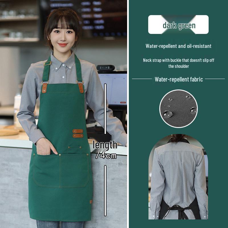 Stain-Proof Logo Apron for Restaurants, Kitchens, Waiters & Artists