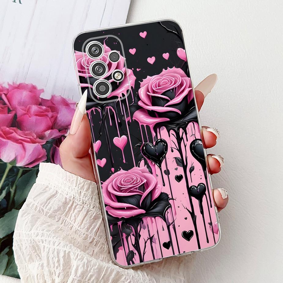 For Samsung Galaxy A52 A52s A72 5G Case Cute Painted Cover Soft Silicone Phone Cases For Samsung A52 A 52 s Galaxy A72 5G Fundas